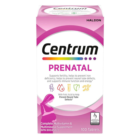 Centrum Prenatal Multivitamin Tablets 100 Count