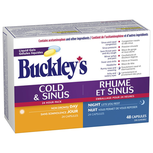 Cold & Sinus Day and Night Liquid Gels, 48 Capsules