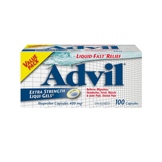 Advil Extra Strength Liqui-Gels 100 Capsules