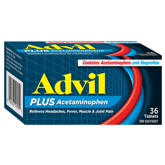 Advil Plus Acetaminophen Tablets 36 Count