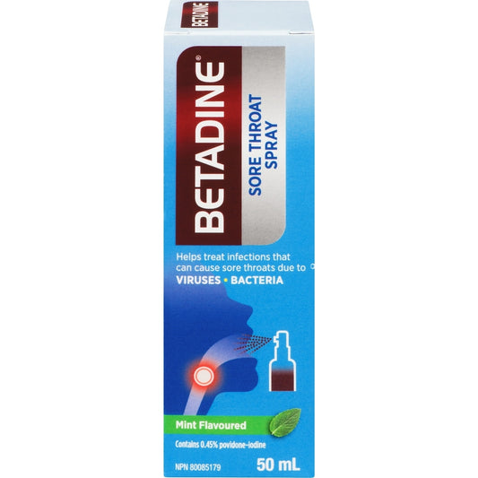 Betadine Sore Throat Relief Spray 50ml