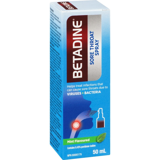 Betadine Sore Throat Relief Spray 50ml