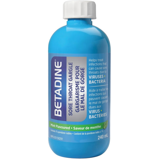 Povidone-Iodine Sore Throat Gargle 240ml