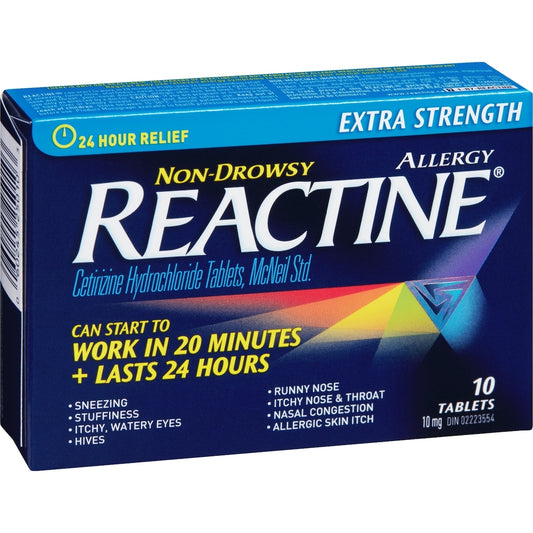 Reactine Extra Strength Allergy Tablets, 10 Count
