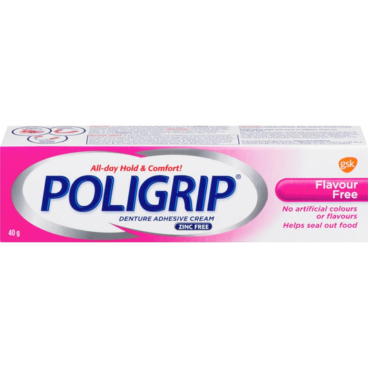 Flavour Free Denture Adhesive Cream 40g