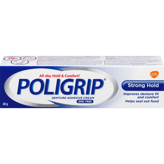 Strong Hold Denture Adhesive Cream 40g