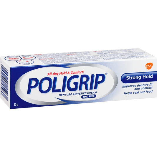 Strong Hold Denture Adhesive Cream 40g