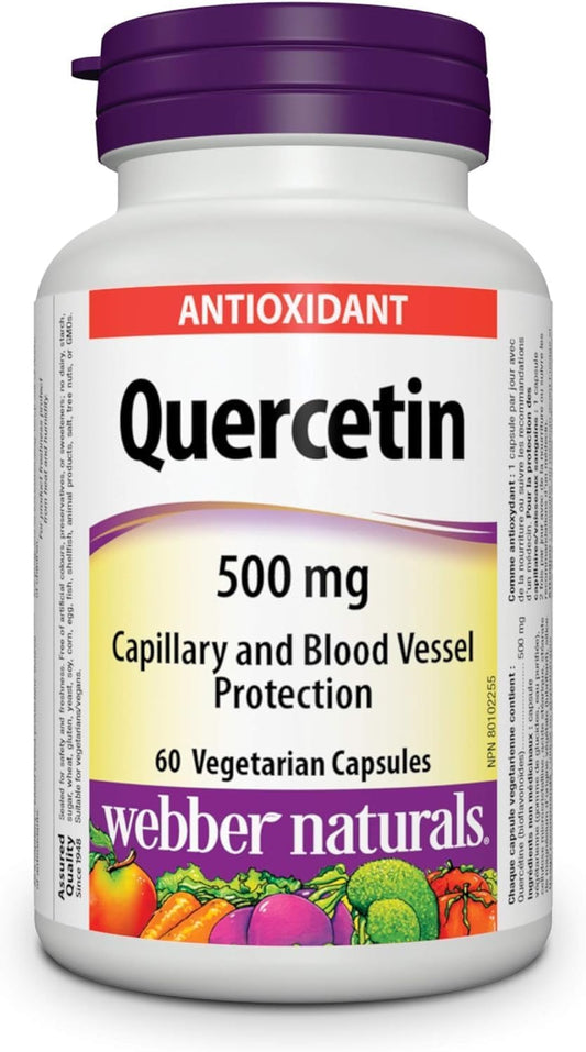 Quercetin 500mg Vegetarian Capsules 60 Count