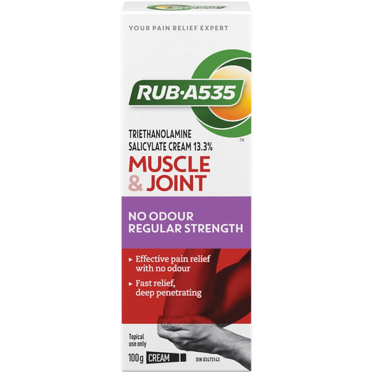 No Odour Muscle & Joint Cream Regular Strength 100g