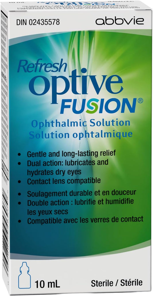 Optive Fusion Dual Action Eye Drops 10mL