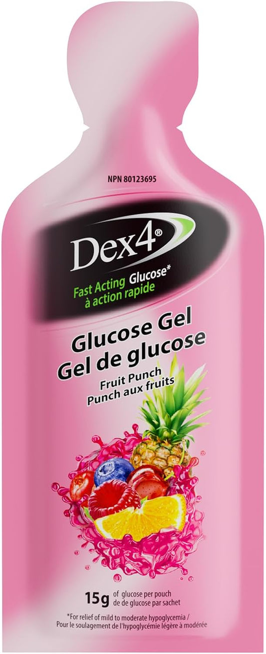 Tropical Glucose Gel Pouches 6-Pack (15g Each)