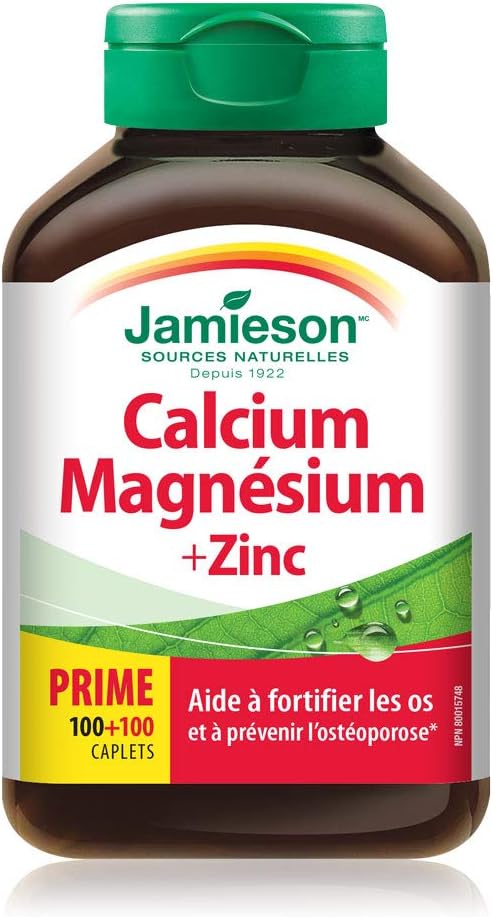 Calcium Magnesium Zinc Caplets 200 Count