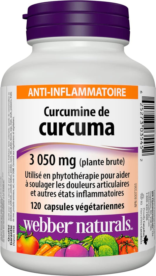 Turmeric Curcumin 3050mg 120 Capsules
