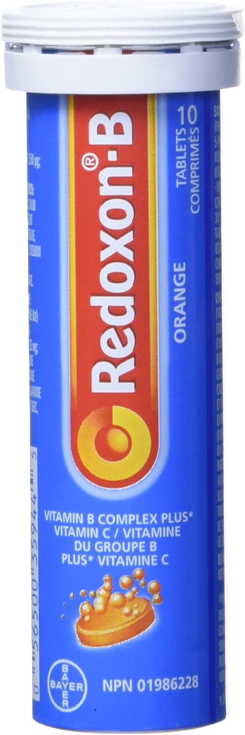 Redoxon Vitamin B & C Effervescent Orange Tablets 10 Pack