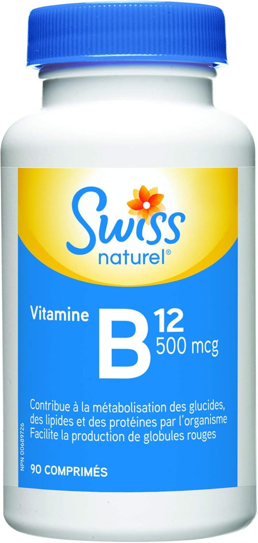 Vitamin B12 500mcg High Potency Tablets 90 Count