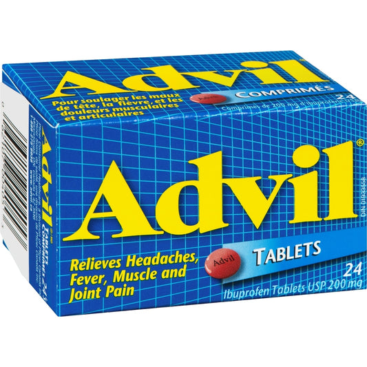 Advil 200mg Tablets, 24 Count
