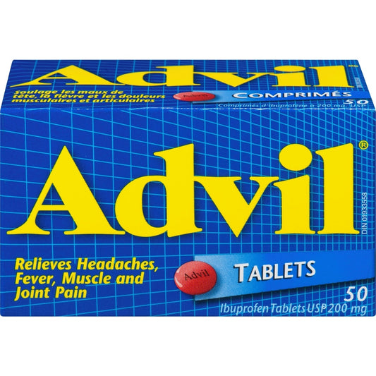 Advil 200mg Tablets, 50 Count