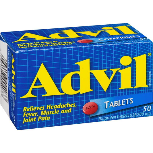 Advil 200mg Tablets, 50 Count