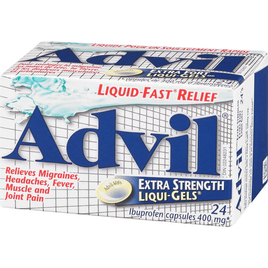 Advil Extra Strength Liqui-Gels 400mg, 24 Capsules