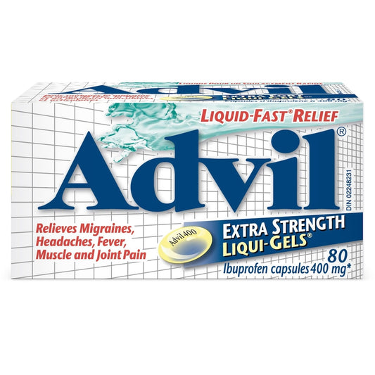 Advil Extra Strength Liqui-Gels 80 Capsules