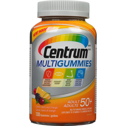 Adult 50+ Multivitamin Gummies 130 Count