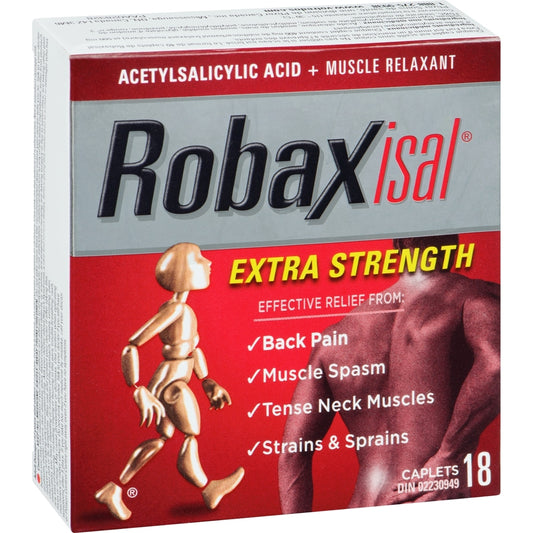 Robaxisal Extra Strength Muscle & Pain Relief Tablets 18 Count