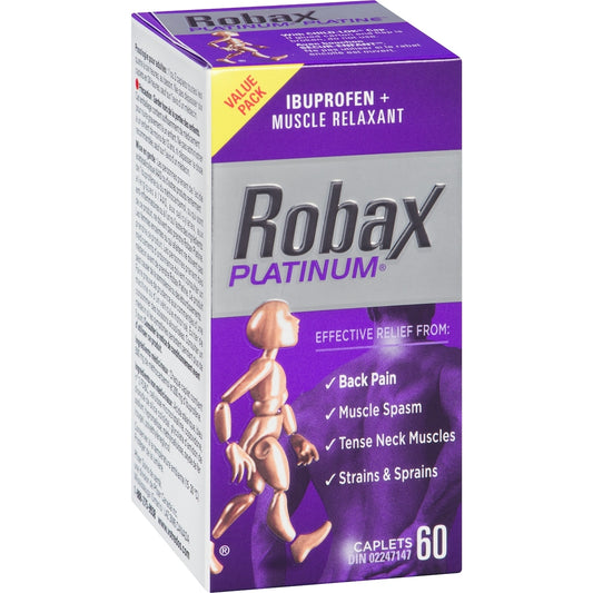 Robax Platinum Muscle Relaxant & Pain Relief Caplets 60 Count
