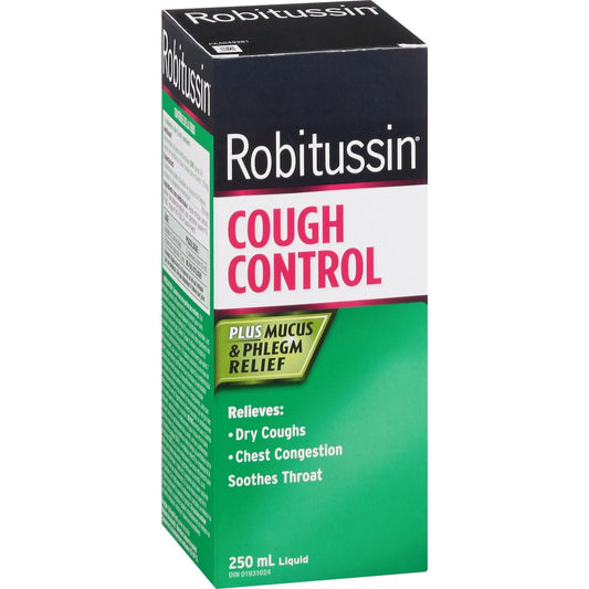 Robitussin DM Extra Strength Cough Syrup, 250mL