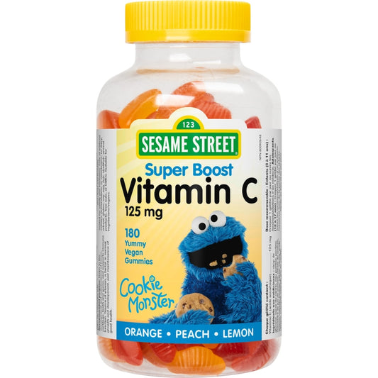 Sesame Street Vitamin C 125mg Kids Gummies 180ct