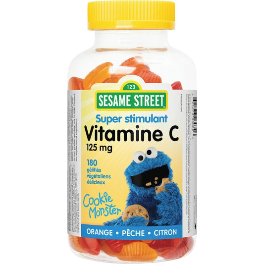 Sesame Street Vitamin C 125mg Kids Gummies 180ct
