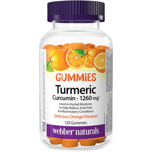 Turmeric Curcumin Vegan Gummies Orange 120ct