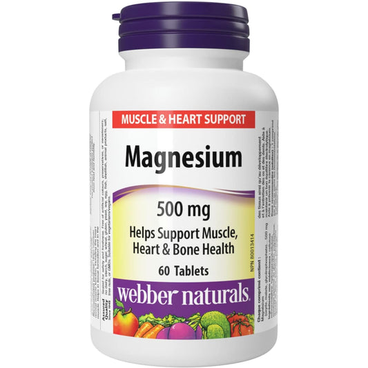 Magnesium 500mg Enhanced Absorption Tablets 60 Count