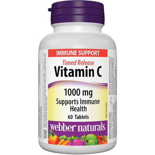 Vitamin C 1000mg Timed Release Tablets 60 Count