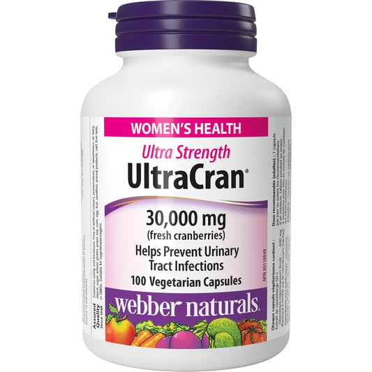 UltraCran 30,000mg Cranberry Vegetarian Capsules 100ct