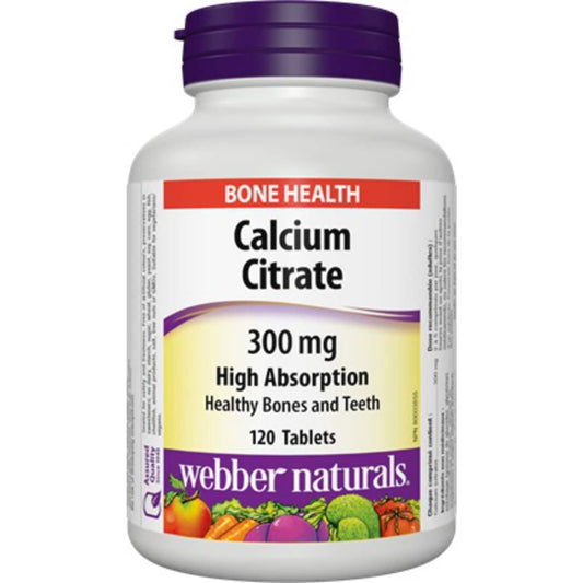 Calcium Citrate 300mg, 120 Tablets