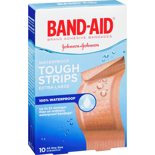 Waterproof Extra Large Adhesive Bandages 10-Pack