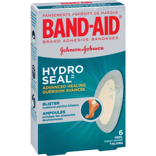 Hydro Seal Heel Blister Bandages, 6-Pack