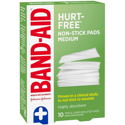 Non-Stick Wound Pads 5cm x 7.5cm, 10 Pack