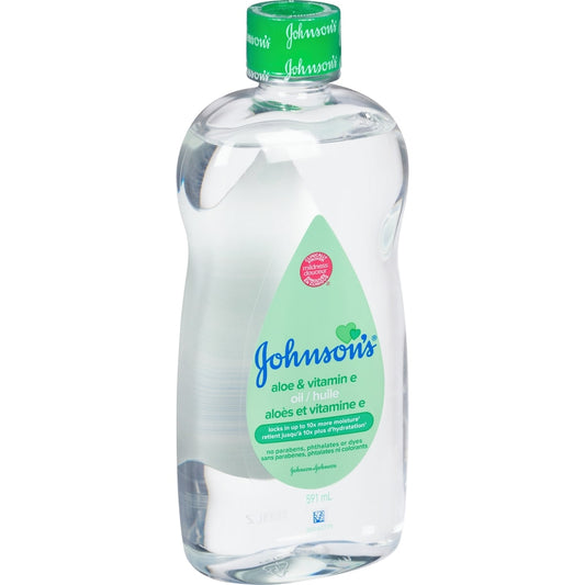 Baby Oil with Aloe & Vitamin E, 592ml