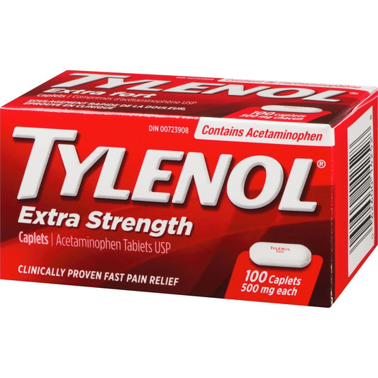 Tylenol Extra Strength 500mg Caplets 100 Count