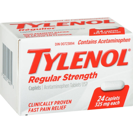 Tylenol Regular Strength Acetaminophen Tablets 24 Count