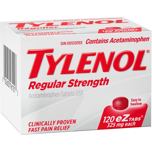 Tylenol Regular Strength EZ Tabs 325mg 120 Tablets