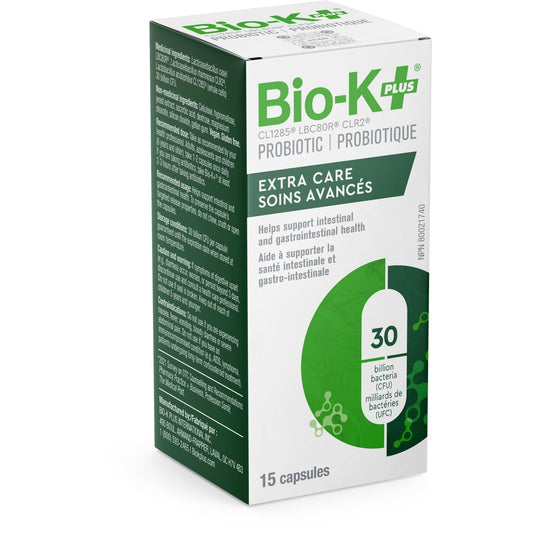 Bio-K+ Extra Care Probiotic 30B 15 Capsules