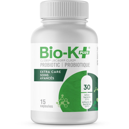 Bio-K+ Extra Care Probiotic 30B 15 Capsules
