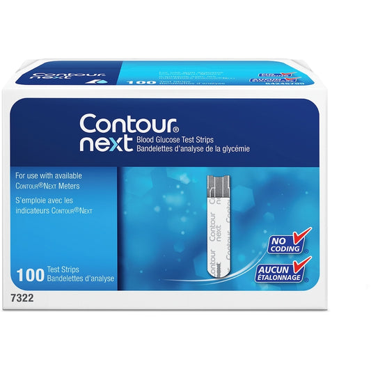 Contour Next Blood Glucose Test Strips, 100 Count