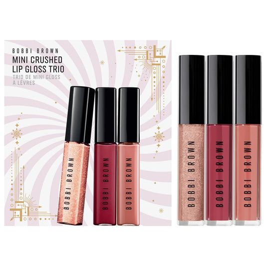 Mini Crushed Oil-Infused Lip Gloss Gift Set Trio