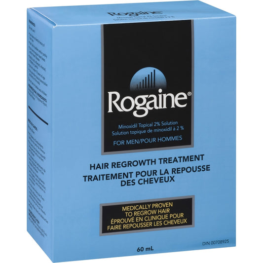 Men's Rogaine 2% Minoxidil Hair Regrowth Solution 60mL