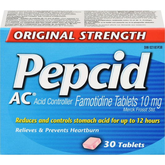 Pepcid AC Heartburn Relief Tablets, 30 ct