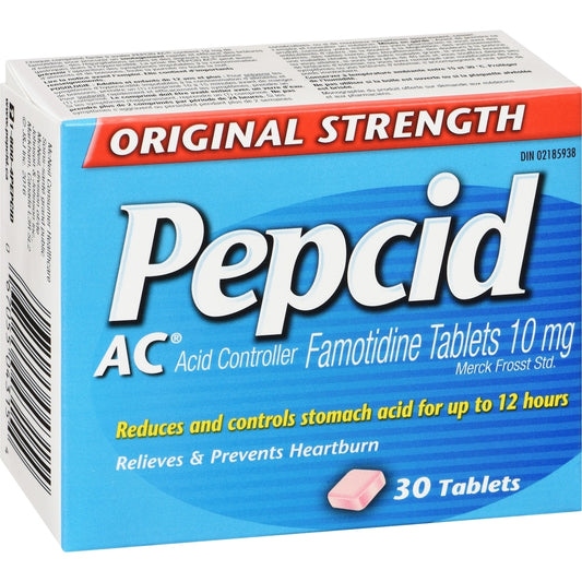 Pepcid AC Heartburn Relief Tablets, 30 ct