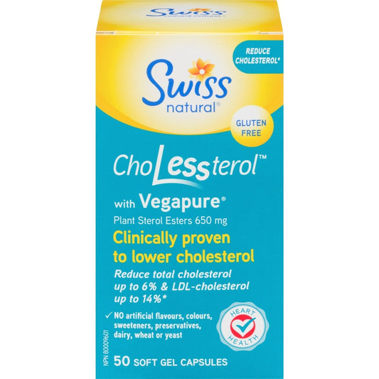 Vegapure Plant Sterol Capsules for Cholesterol Support 50ct